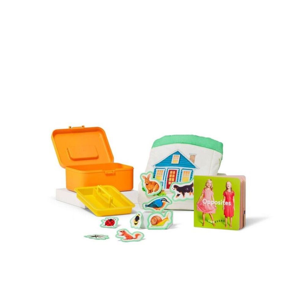Lovevery - 9pc Lovevery Toddler Sort & Match Play Collection  Orange